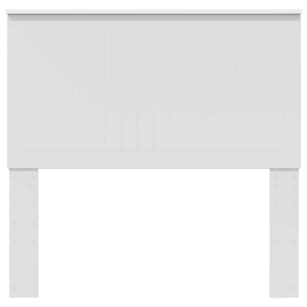 Testiera | Testata con Testiera | Testata Bianco 100 cm Legno multistrato
