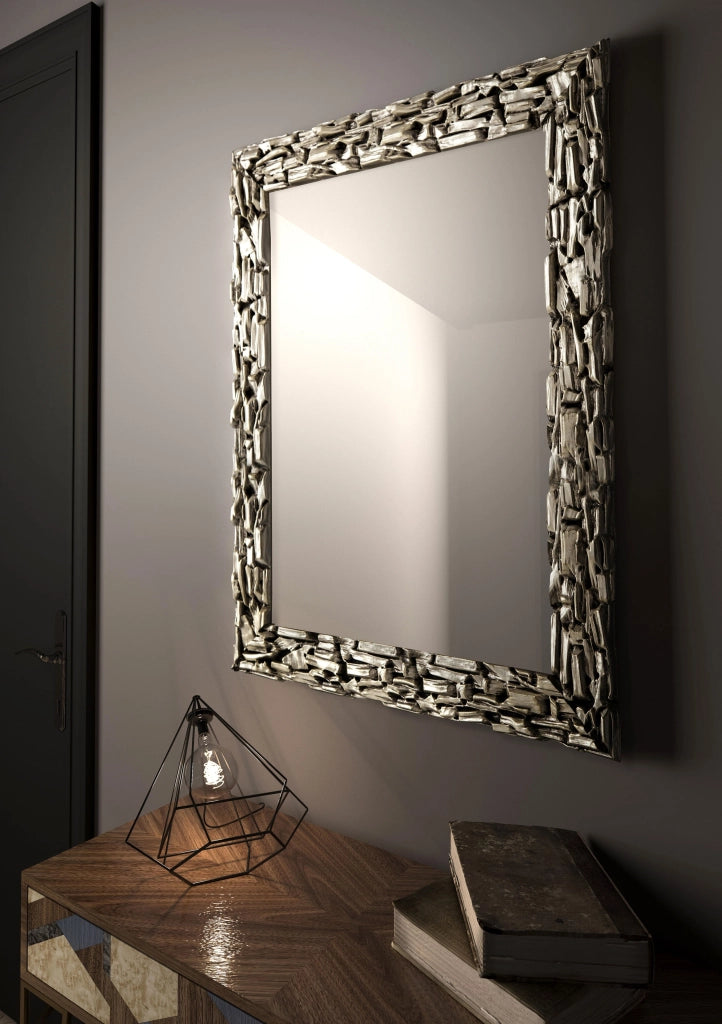 Specchio da parete VIENNA argento