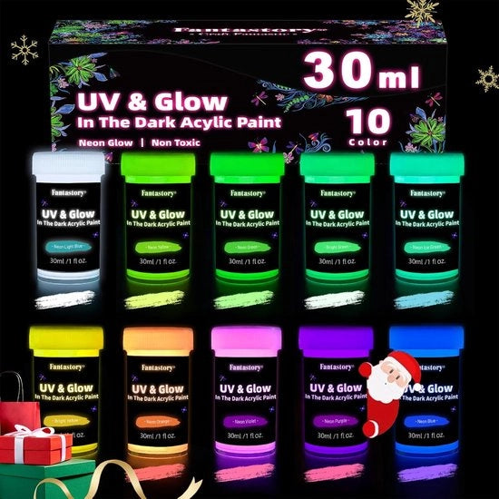 Acquaragia a Luce Emessa - 10 x 30 ml - Adatta per Pietre e Canvasso