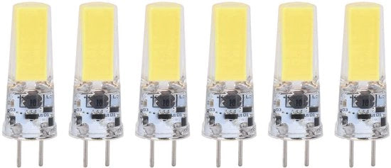 Lampada LED 5W - GY6.35 - 500lm Helderzza - 360° Angolo di Radiazione - 6 Pezzi