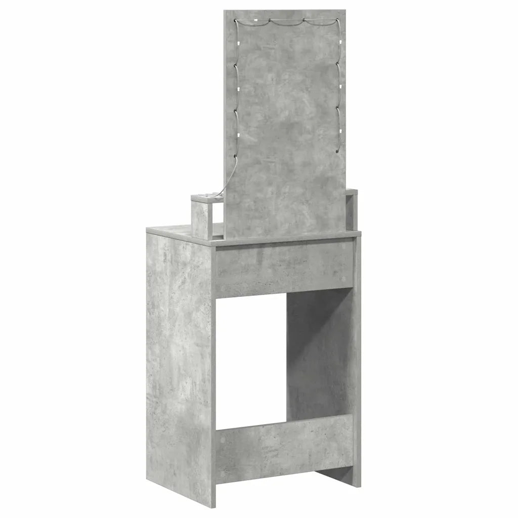 Toeletta | Tavolo da Trucco Grigio 50 x 41 x 140 cm Legno multistrato