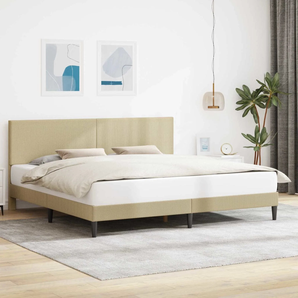 Struttura del letto Grigio Verde Chiaro 200 x 200 cm 42027747
