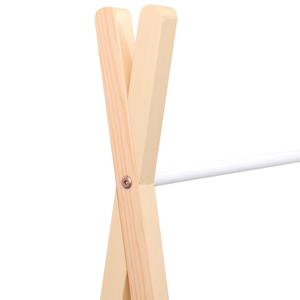 Armadio per bambini in legno e bianco con cassetto LOU