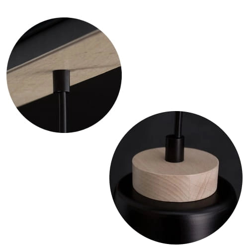 Lampada a sospensione Emibig Bolero bianca E27 Ø14cm