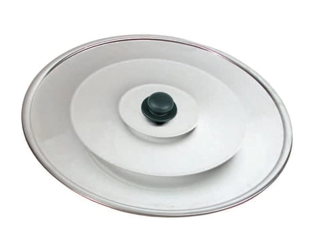 Coperchio in alluminio per caldare diametro 36 cm con pomolo resistente