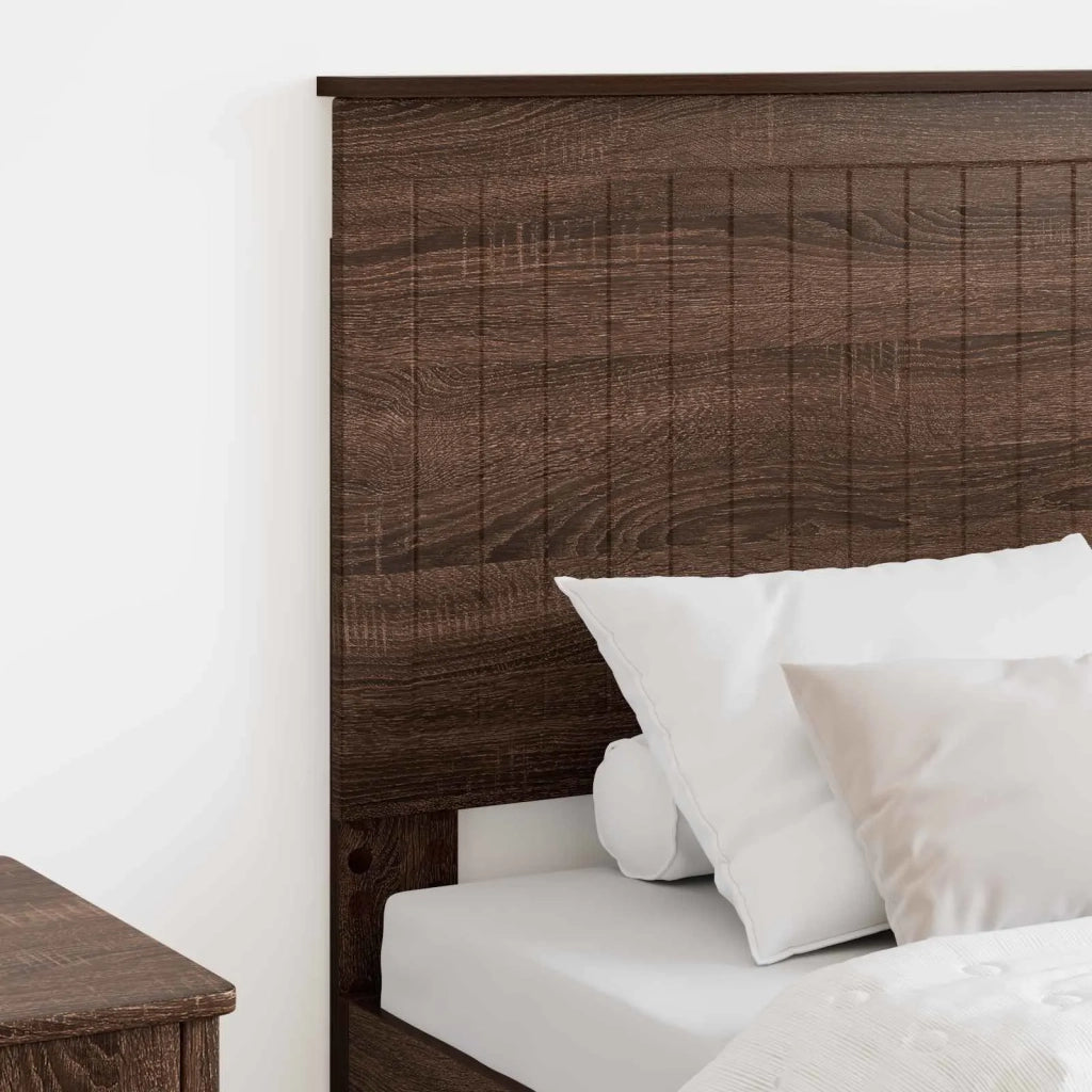 Testiera | Testata con Testiera | Testata Rovere Marrone 75 cm Legno multistrato