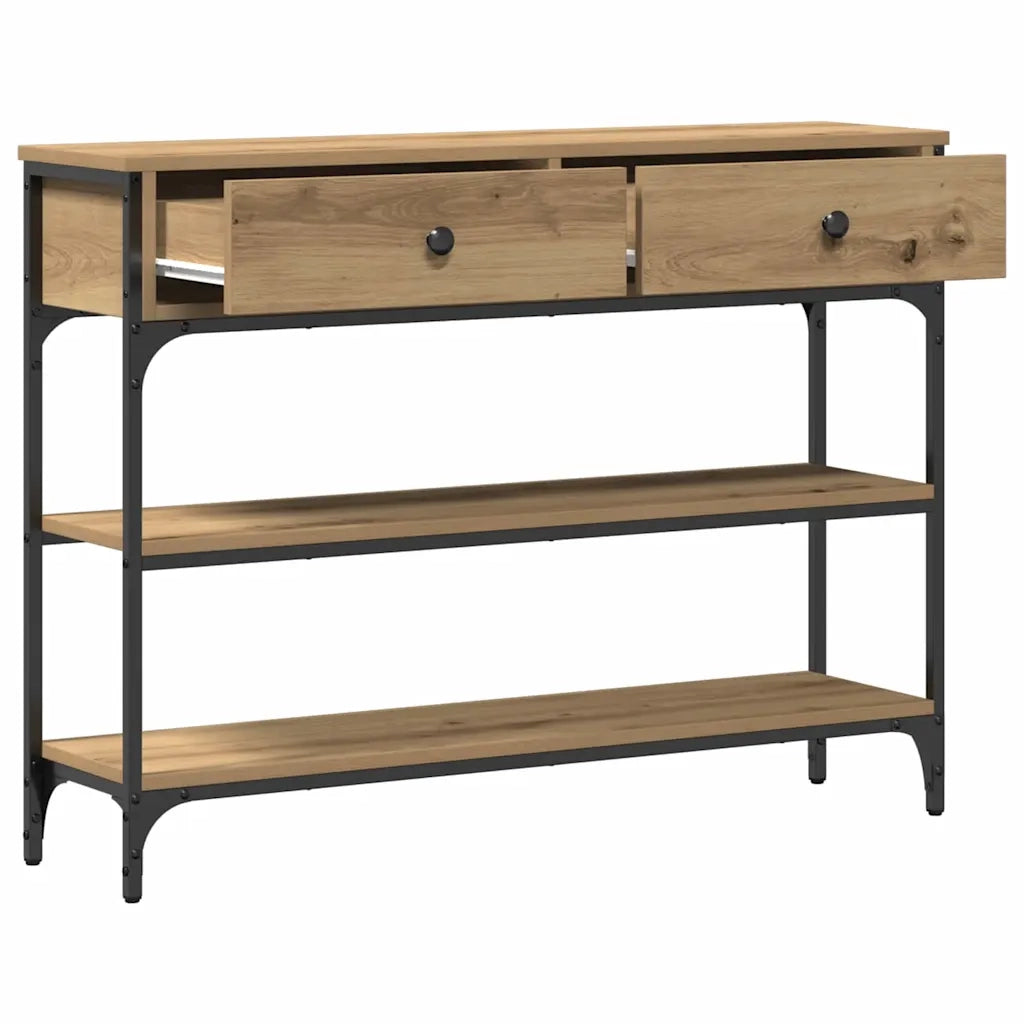 Tavolo consolle Rovere artigianale 100 x 25 x 75 cm 863512