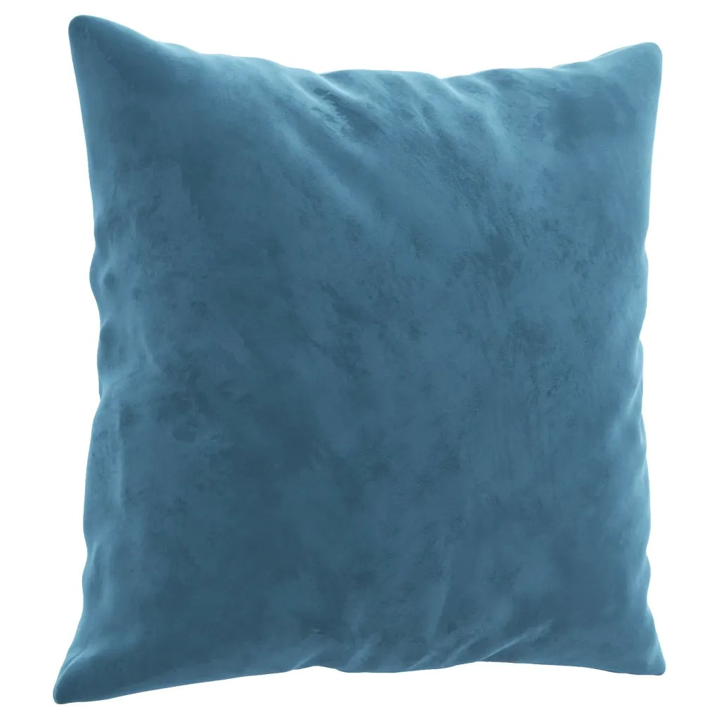 Set di Divani 2 pz con Cuscini Blu in Velluto 3202239