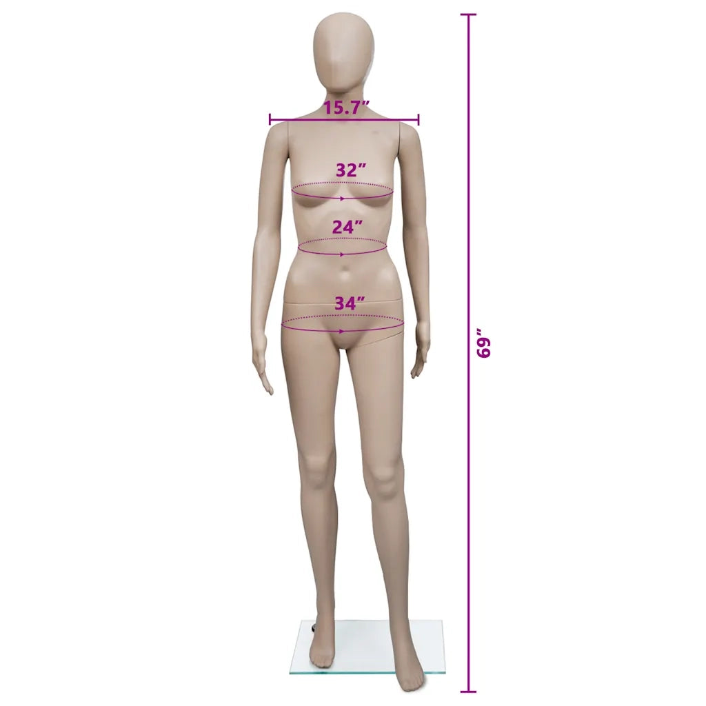 Manichino Donna con Testa Arrotondata CFW7842654