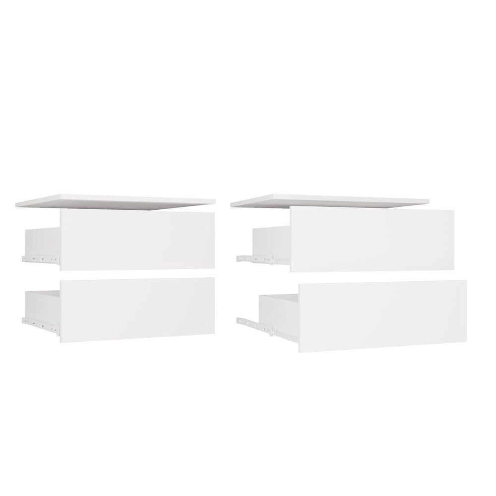 Modulo cassetti OPENO 2sz 2 cassetti bianco per guardaroba per camera da letto