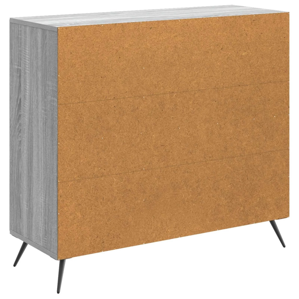 Credenza Grigio Sonoma 89 x 34,5 x 80 cm Legno ingegnerizzato 895571