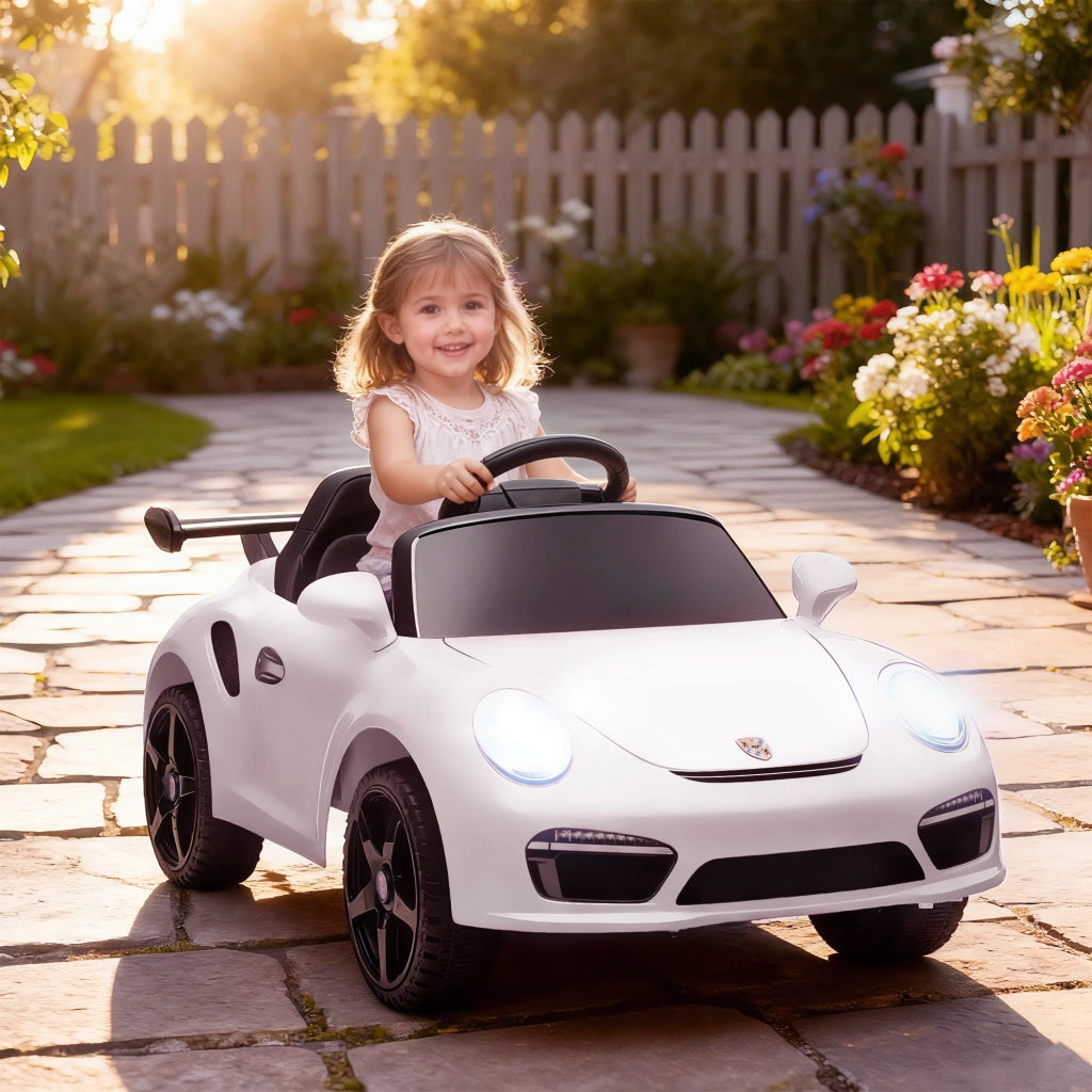 Auto Elettrica per Bambini RUF CTR 3 ¨C zephmum ¨C Bianco