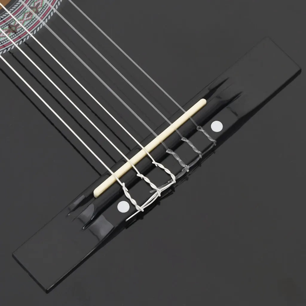 Chitarra Classica Cutaway Western con 6 Corde Nera 38" 70132
