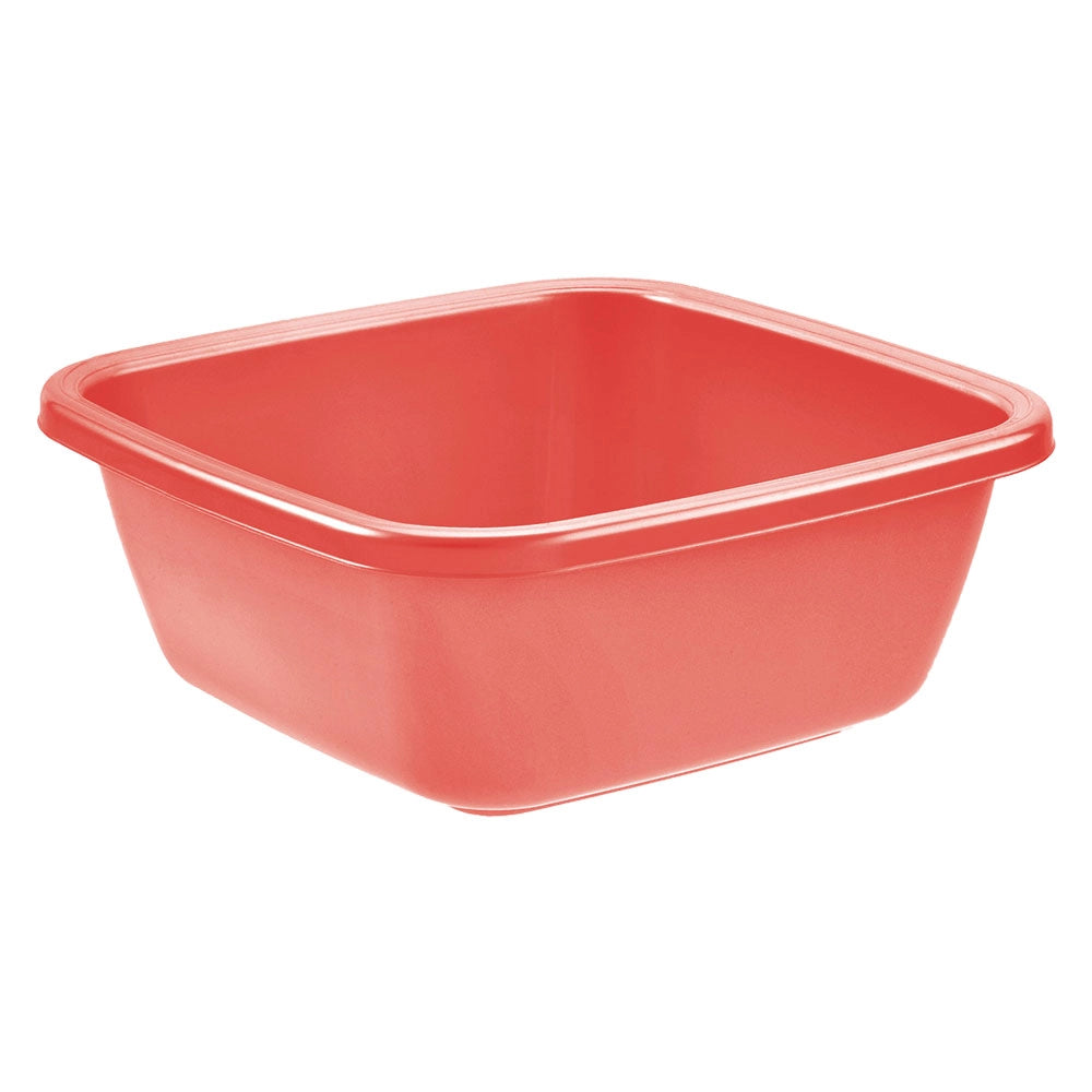 1pz bacinella quadra 30 x 30 h.12 cm / 6 lt - azzurro cod:ferx.8410886nlm