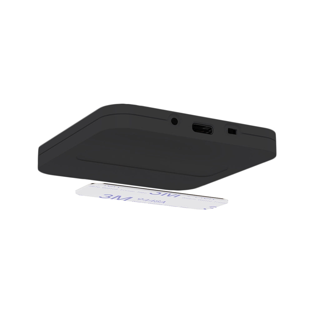 Lampada sottopensile nera quadrata PIR USB-C CCT Stanley