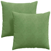 Cuscini da Divano 2 pz | Cuscini per sedie Verde chiaro 80 x 80 cm