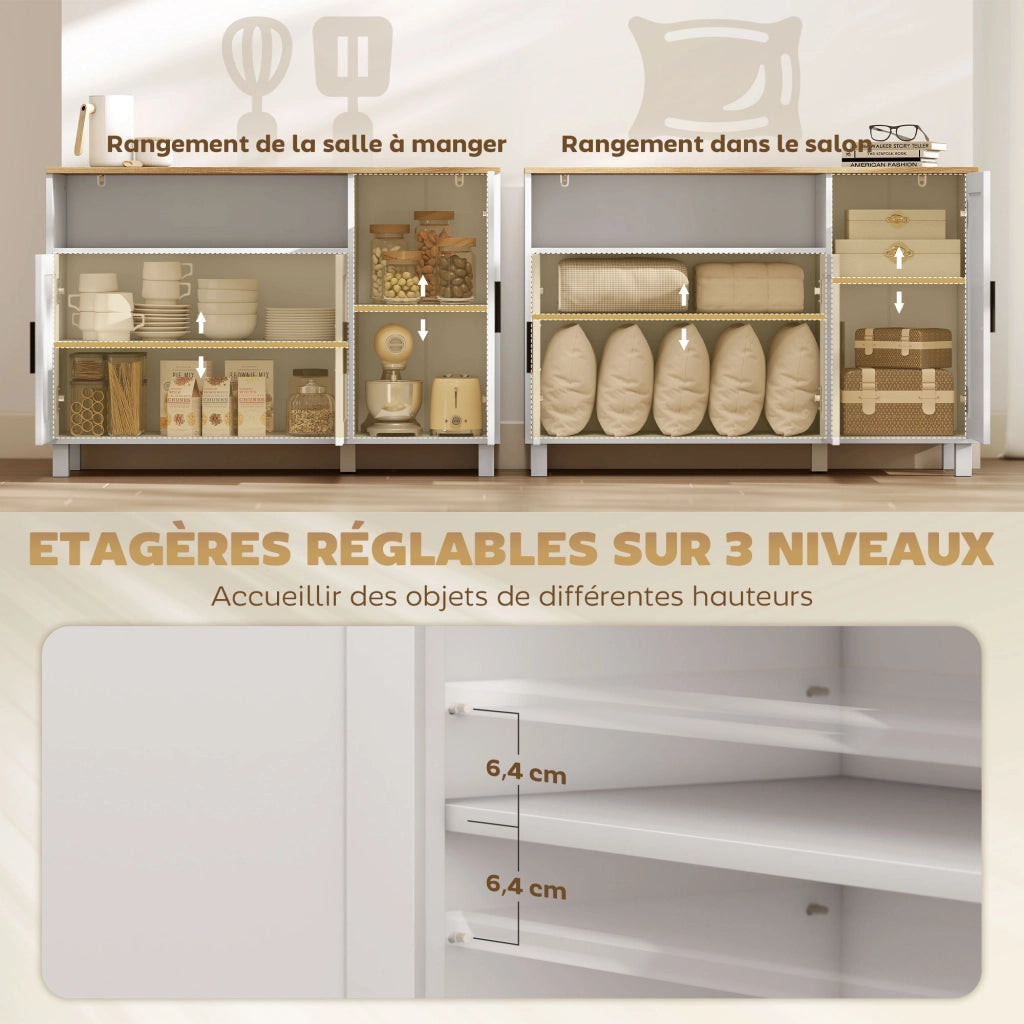 Buffet ¨C Minimal ¨C bianco 110x33x75 cm