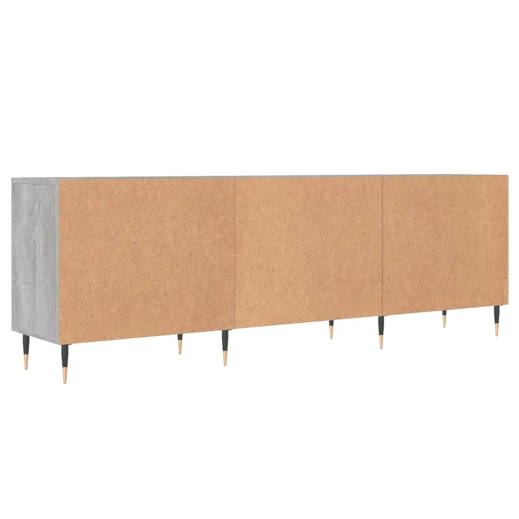 Mobile Porta TV Grigio Sonoma 150x30x50 cm in Legno Multistrato 829082