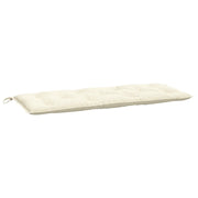 Cuscino per Panca | Cuscini per sedie da Giardino Crema 120x50x7 cm Tessuto Oxford