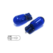Coppia 2 Lampade T10 W5W 24V 5W Bianco Con Effetto Xenon Per Camion