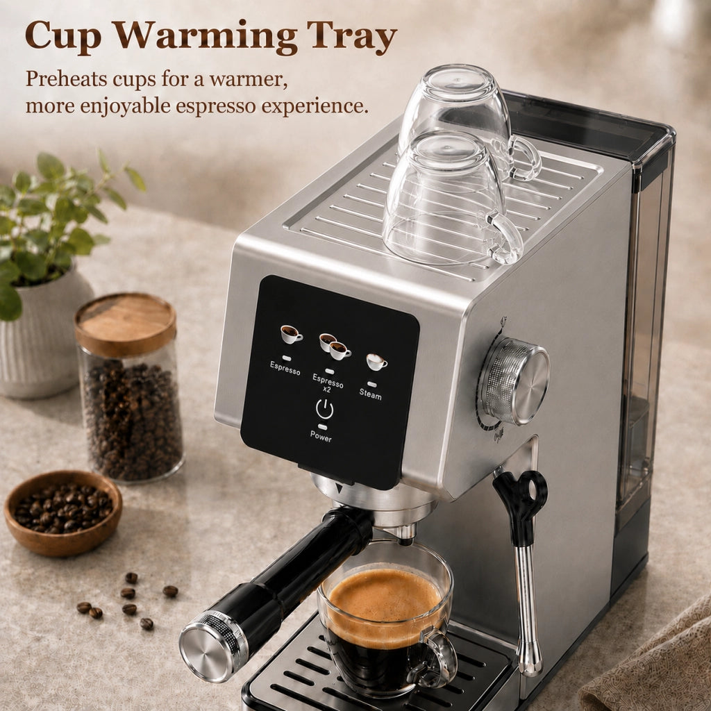 Macchina per caff¨¨ espresso professionale ¨C Minimal ¨C 1350W touch screen 1.2L