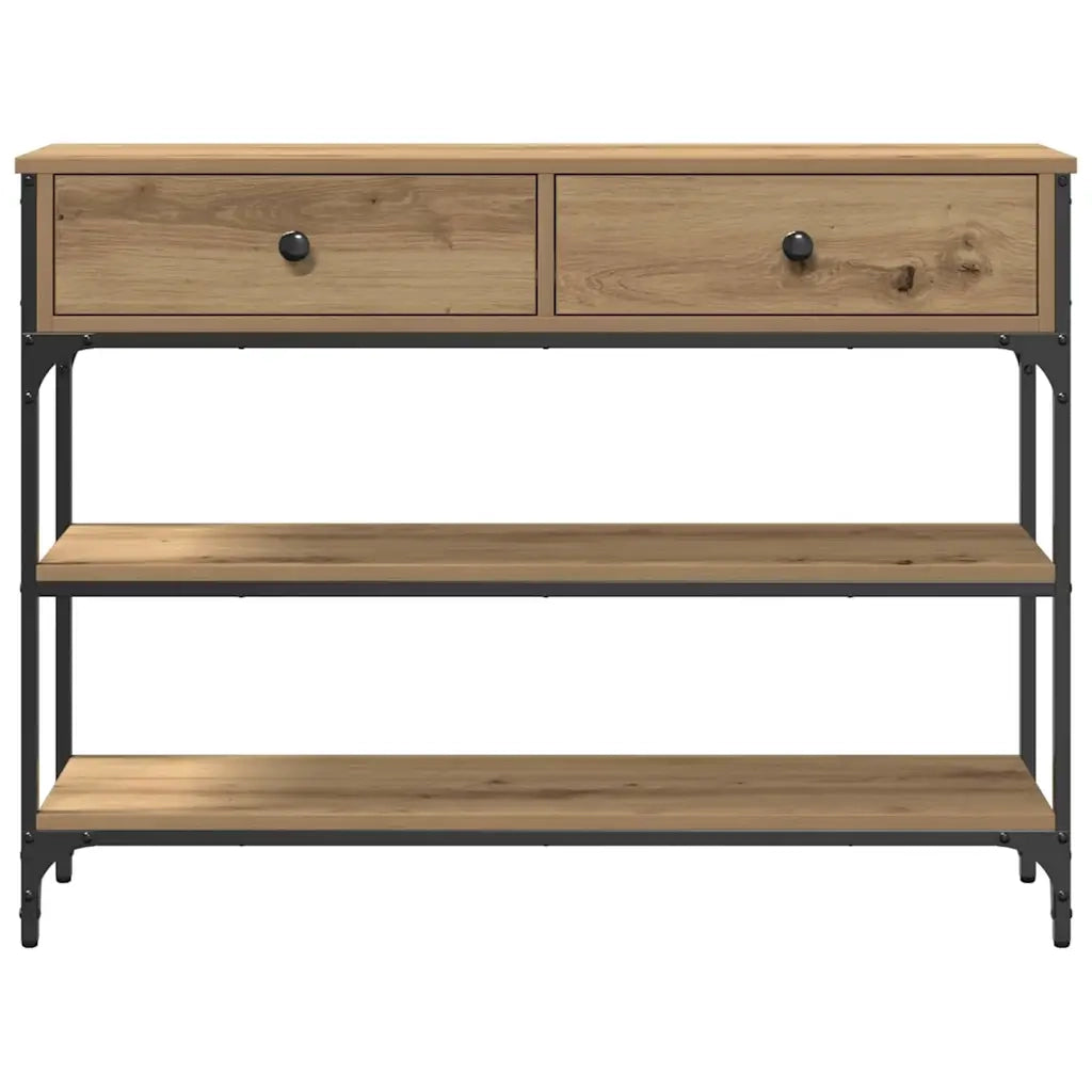 Tavolo consolle Rovere artigianale 100 x 25 x 75 cm 863512