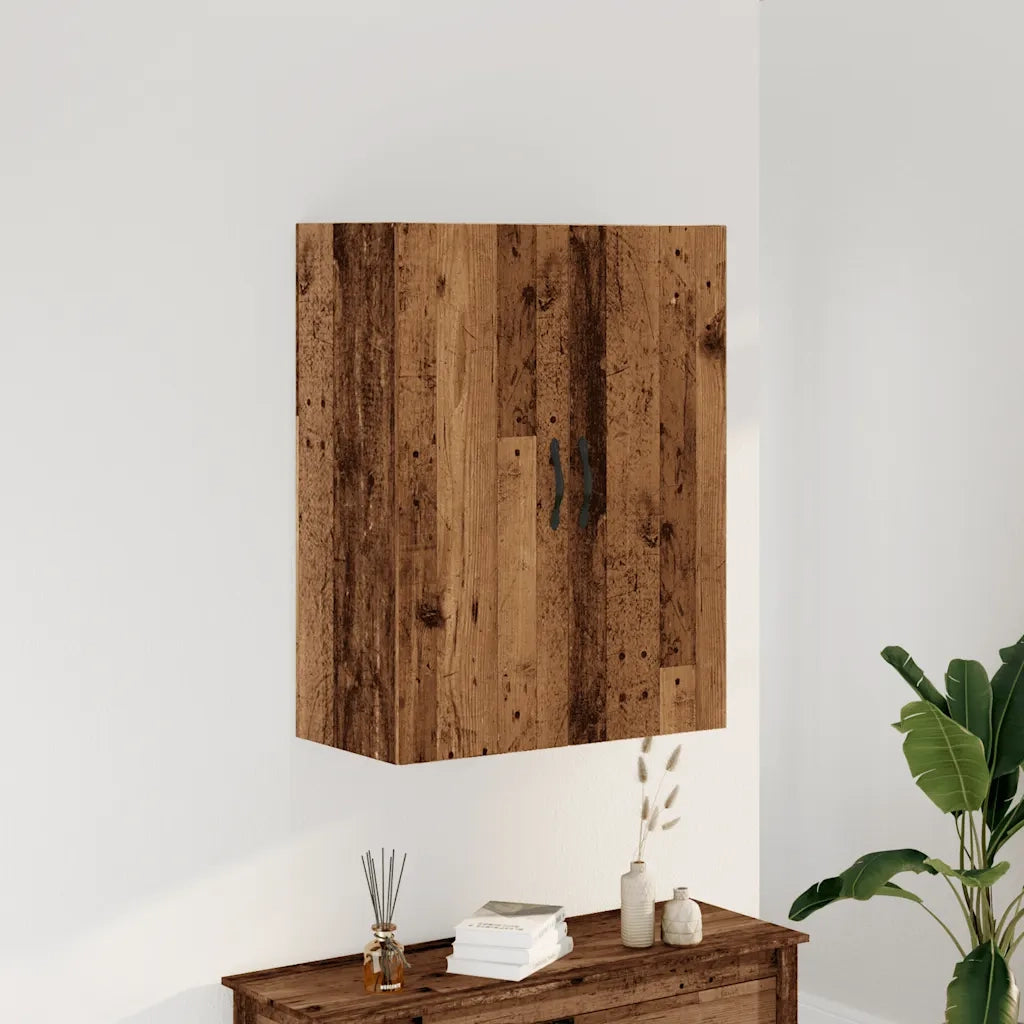 Armadietto a Muro | Mobile a Parete Legno Antico 69,5x34x90 cm in Truciolato
