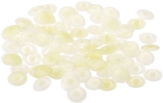 Doppi di plastica decorativi 80 pezzi - 11,8 x 3,3 mm - per viti a croce - protezione contro la polvere e la corrosione