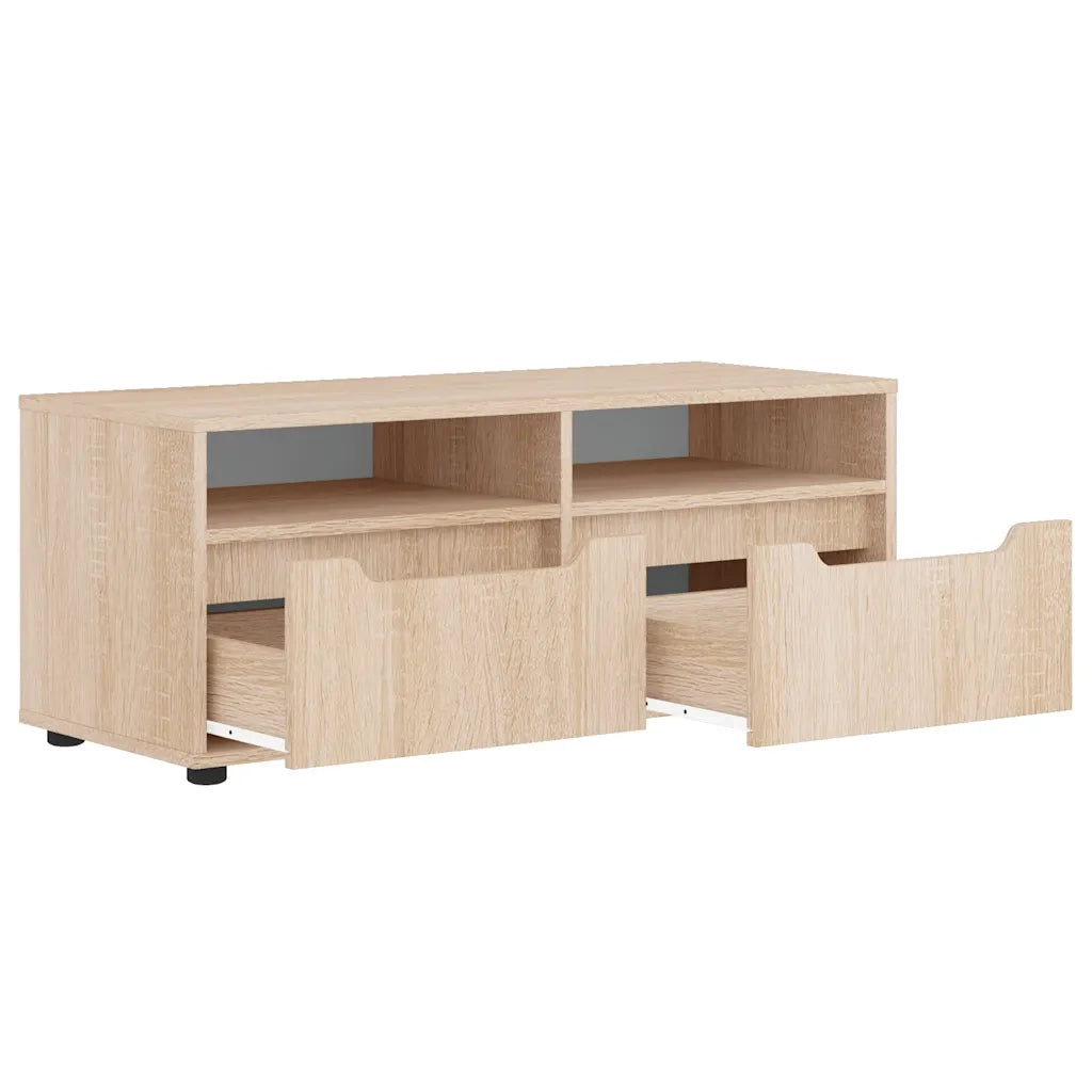 Mobile TV-Credenza per TV-Console TV VISNES Rovere Sonoma 100x40x38 cm Legno Multistrato