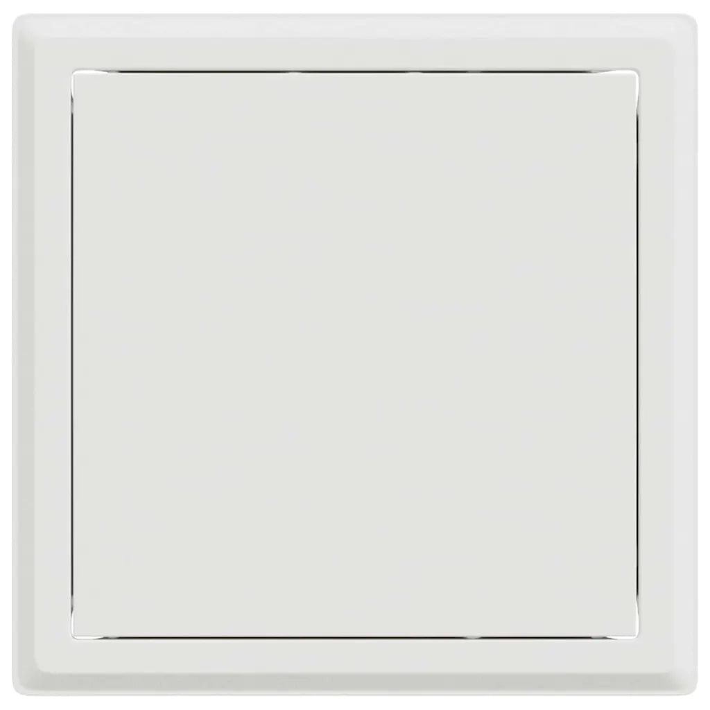 Pannello di Accesso 2 pcs Bianco 23 x 23 x 3 cm Acciaio 42010264