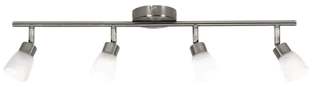 Plafoniera Candellux DROPS 4xG9 metallo bianco cromo