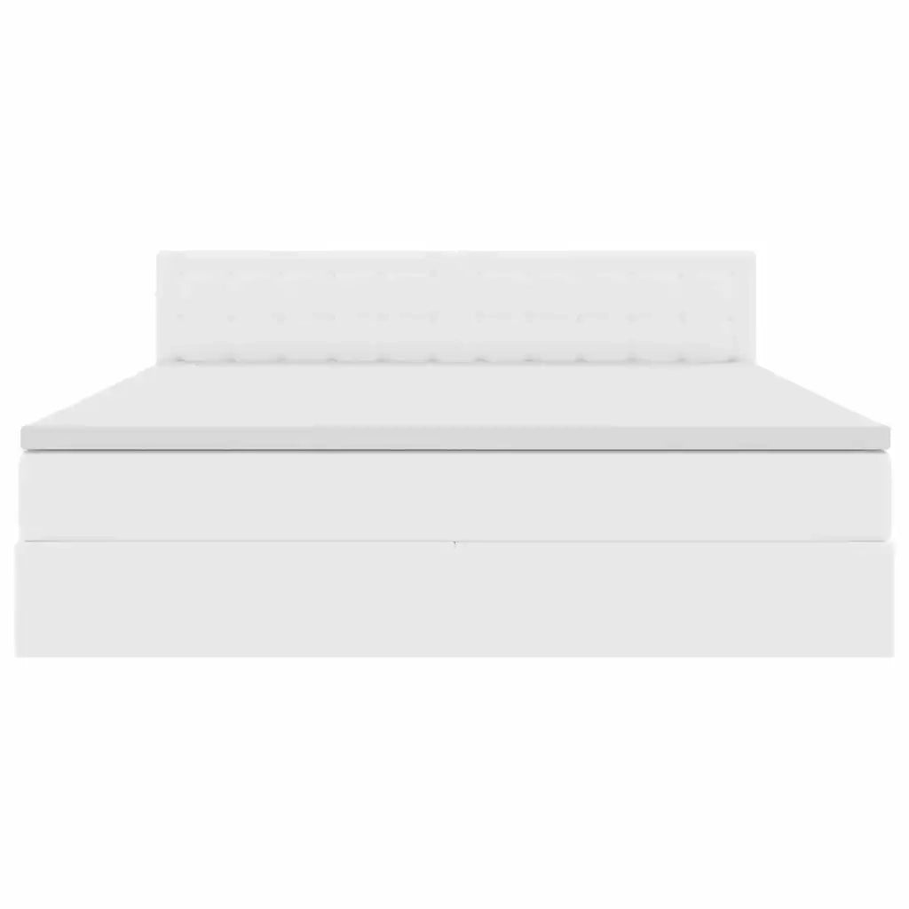 Letto con contenitore e LED con led Bianco Puro 180 x 200 cm 3371042