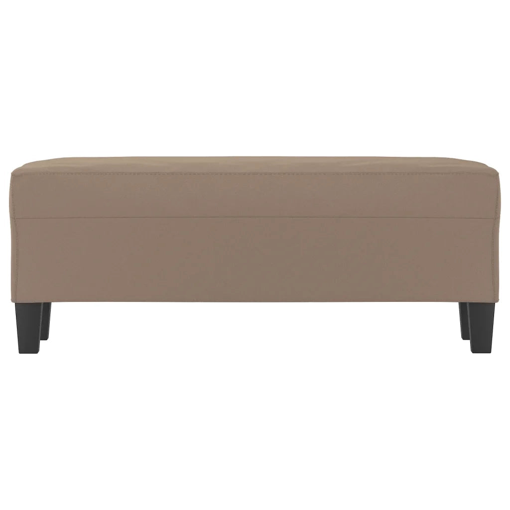 Panca-Sgabello tortora 100x35x41 cm in Microfibra