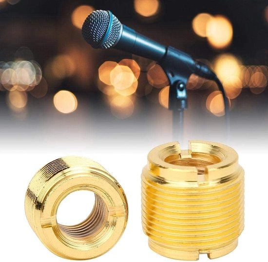 Adattatore per microfono a vite - Clip per microfono universale - Duro e resistente - 5/8 pollici a 3/8 pollici - Adattatore di cavo universale - Adatto per microfoni...