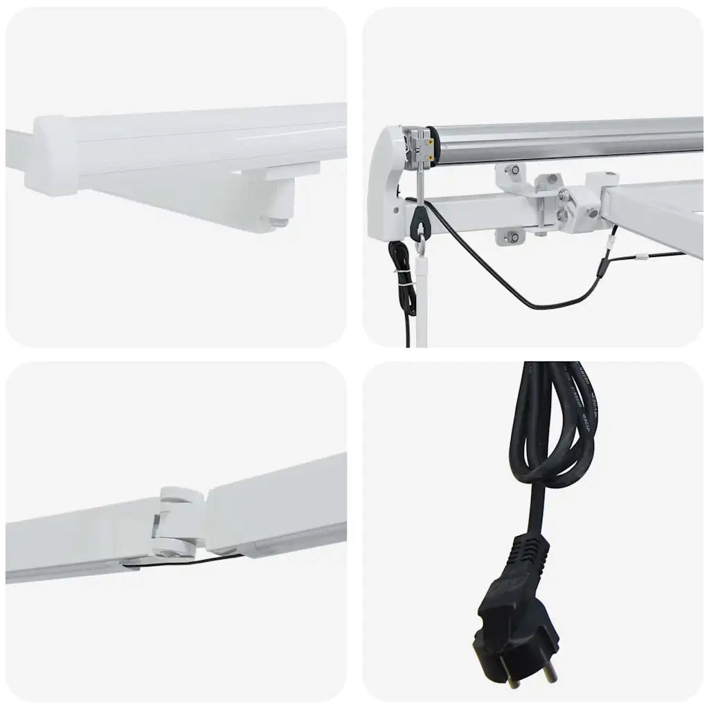 Struttura della tenda Bianco 400 × 350 cm Alluminio 313225