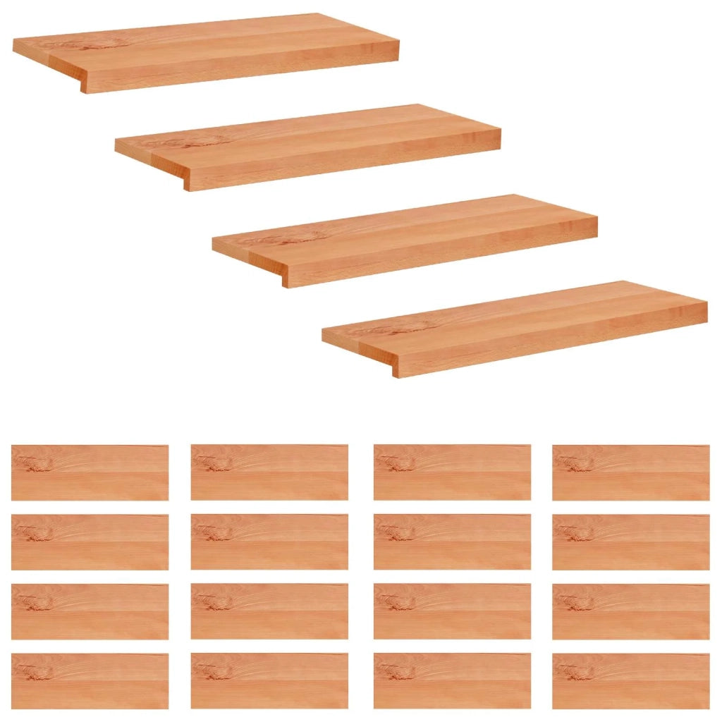 Tappeti per scale 20 pz 80 x 25 x 2 cm Vernice 3446497