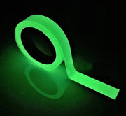 Nastro di avvertimento fluorescente - acqua resistente - rimovibile - duraturo - 1 cm x 10 m - adatto per segnalazioni di sicurezza - nastro adesivo fluorescente