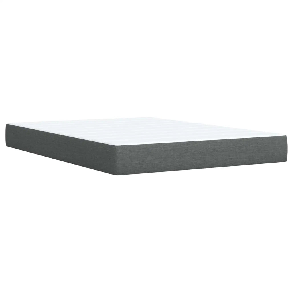 Letto box spring con materasso Grigio Scuro 140 x 200 cm 3452437