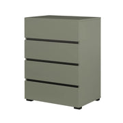 Piccolo buffet HAVANA – 4 cassetti – Verde salvia – Design moderno e compatto