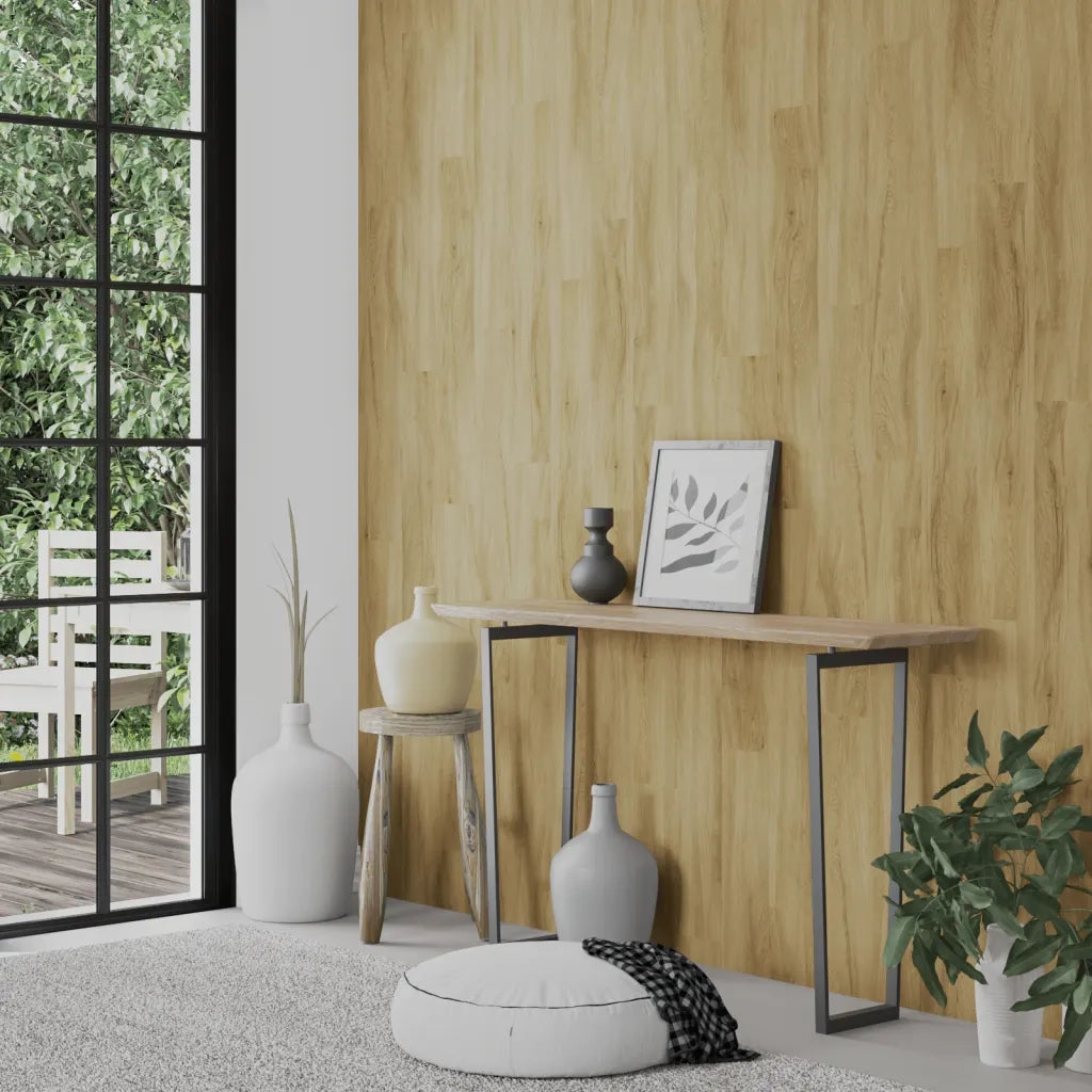 Pannelli da Parete Effetto Legno Marrone PVC 4,12 m² 3189146