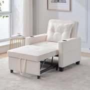 Divano letto estraibile 3 in 1 - Zephmum- Con porta-bicchieri e USB