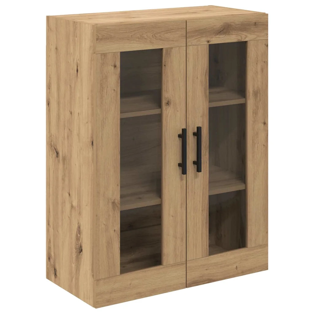 Credenza 2 pcs Rovere artigianale Legno multistrato 3415996
