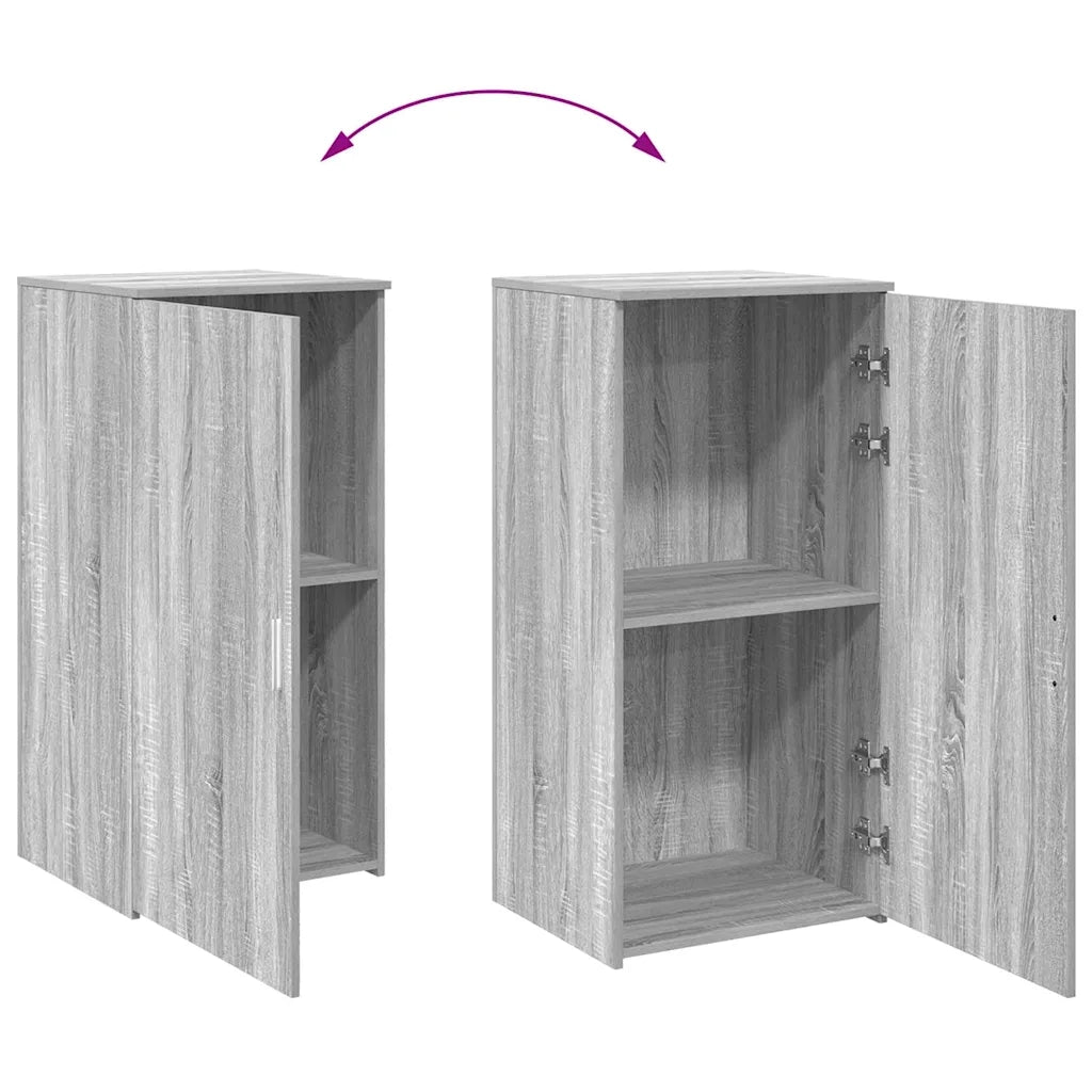 Mobile Portaoggetti Grigio Sonoma 50x45x103,5 cm in Truciolato 859047
