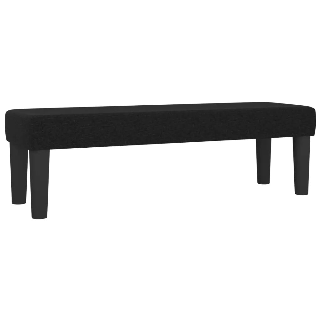 Giroletto a Molle con Materasso Nero 140x200 cm in Tessuto 3136439
