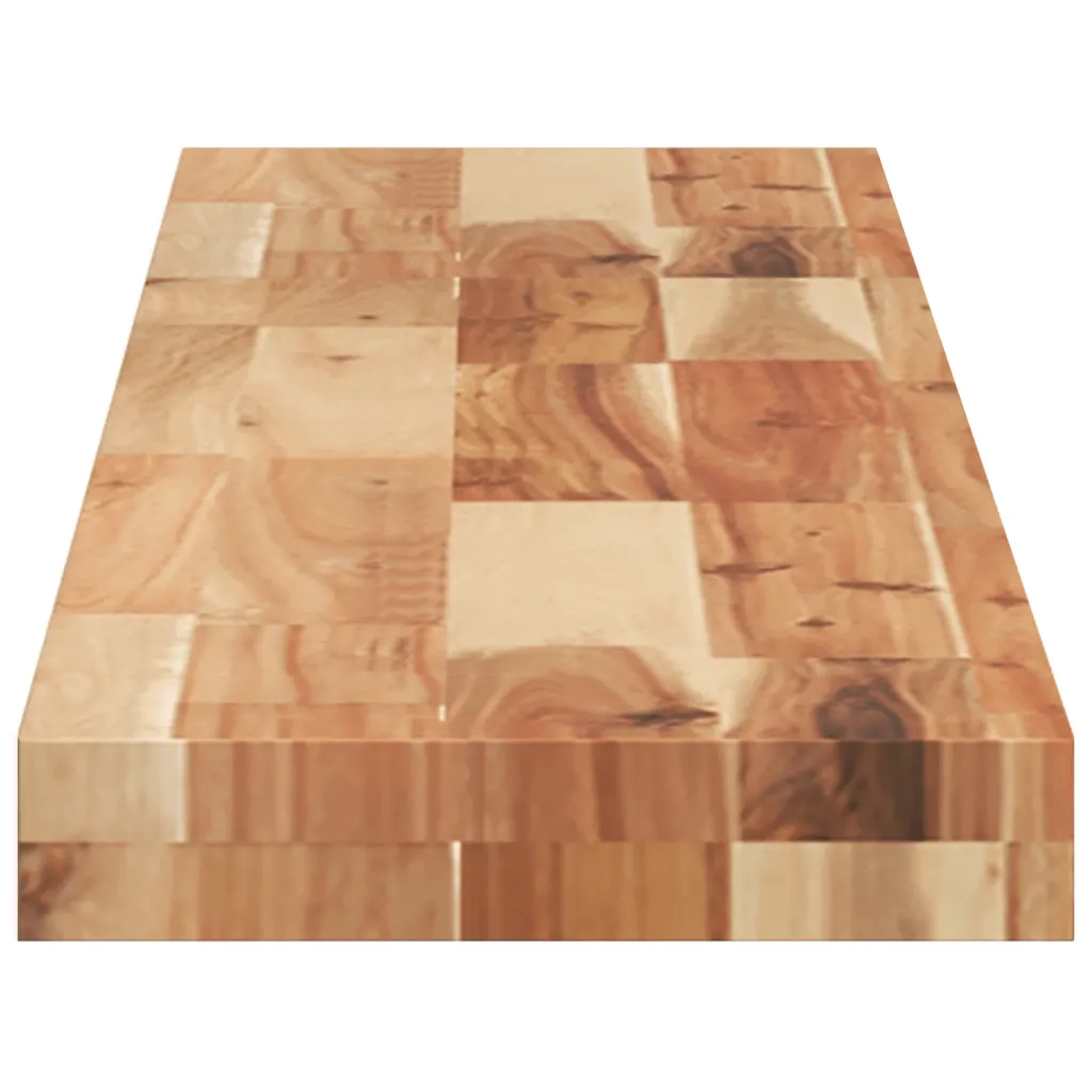 Ripiano a Parete 140x20x4cm Legno Massello Acacia Rifinito Olio 3279595