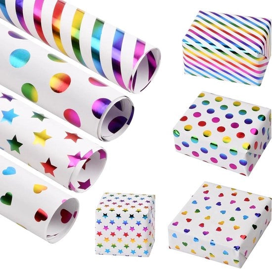 Papier per confezione di compleanno in kraft