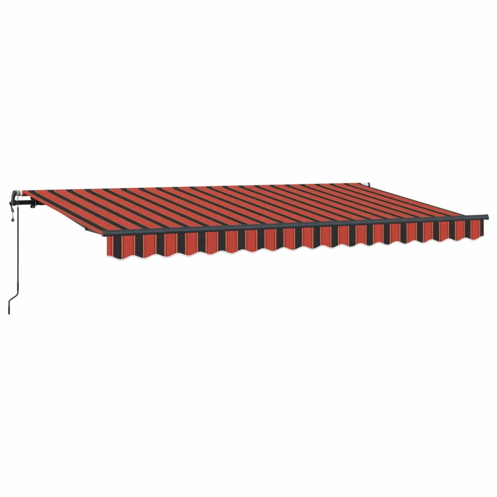 Tenda Retrattile Arancione 350 x 200 cm Tessuto 3329666