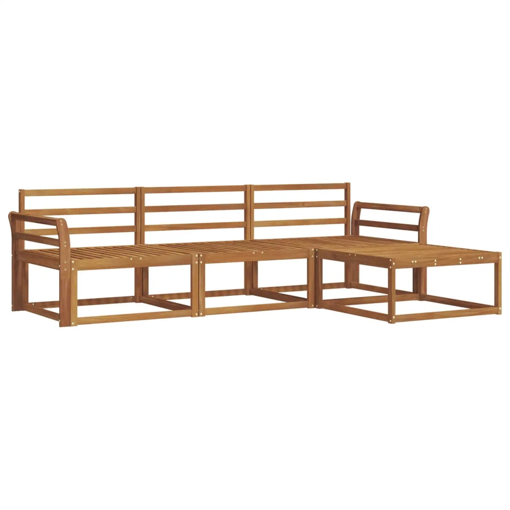Set di divani da esterno 4 pcs Naturale 3367402