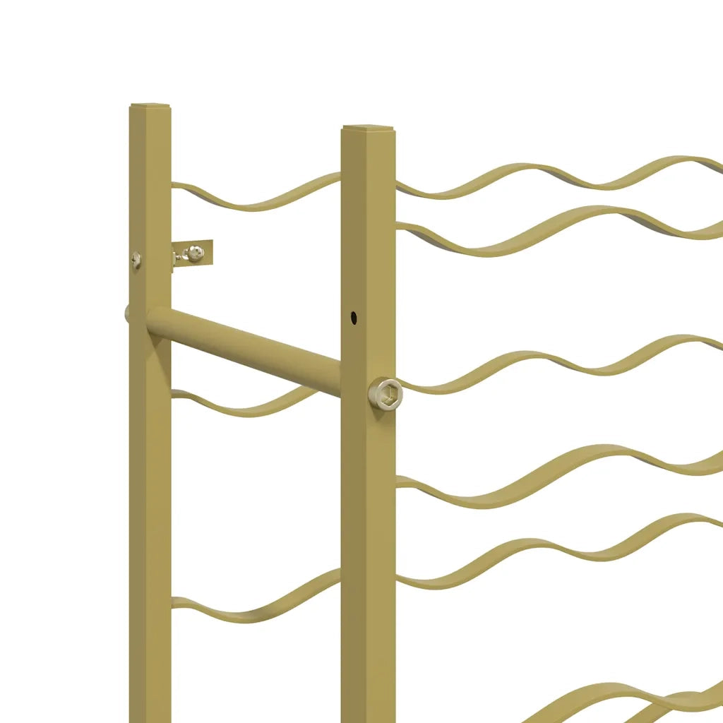 Portabottiglie per 72 Bottiglie Metallo Oro 340913