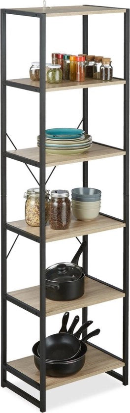 Cassettone - industriale - 6 pannelli - 180 x 50 x 35 cm - alto - in piedi